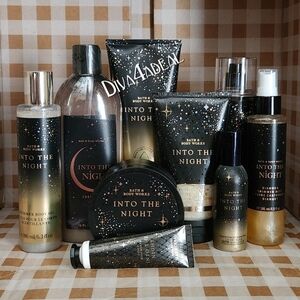 Bath & Body Works INTO THE NIGHT 8PC Collection Set Bundle